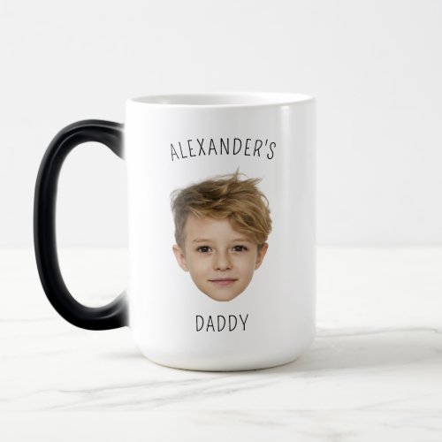 baby photo create your gifts For Dad Mommy Grandpa Magic Mug