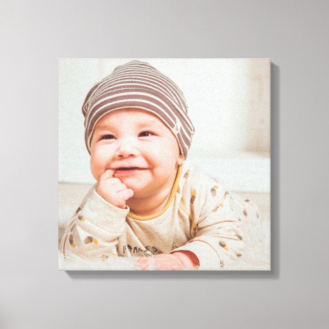 BABY PHOTO CUSTOM  CANVAS PRINT (Front)