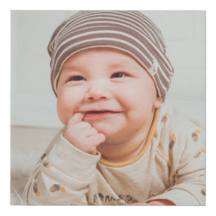 BABY PHOTO CUSTOM  FAUX CANVAS PRINT