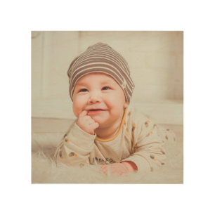 BABY PHOTO CUSTOM  WOOD WALL ART