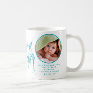 Baby Photo Cute Hummingbird Family Coffee Mug