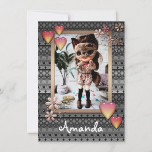 Baby photo dolls, dolls, personalized, hobby annou announcement