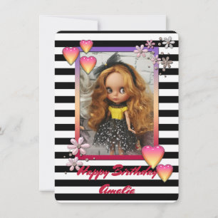 Baby photo dolls, dolls, personalized, hobby announcement