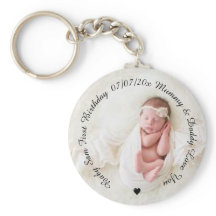 Baby Photo gift keyring