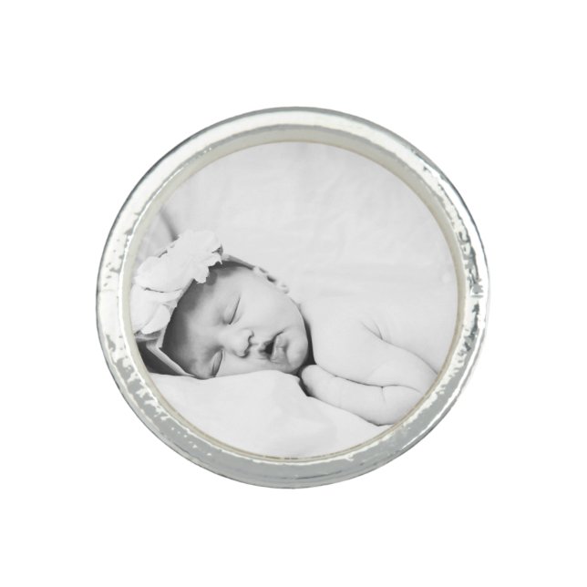*~* Baby Photo Image Picture code  Ring (Front)