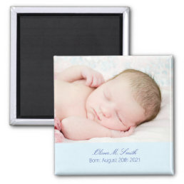 Baby Photo Keep Sake Personalized Magnet