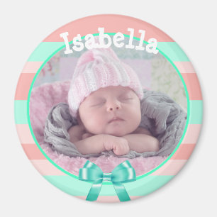 Baby Photo Magnet, Personalized with Your Baby's Magnet