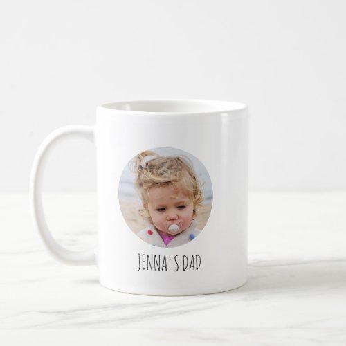 Baby Photo Mug for Dad Personalized