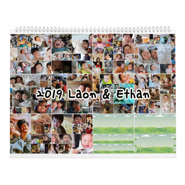 Baby Photo Personalized Calendar (Cover)