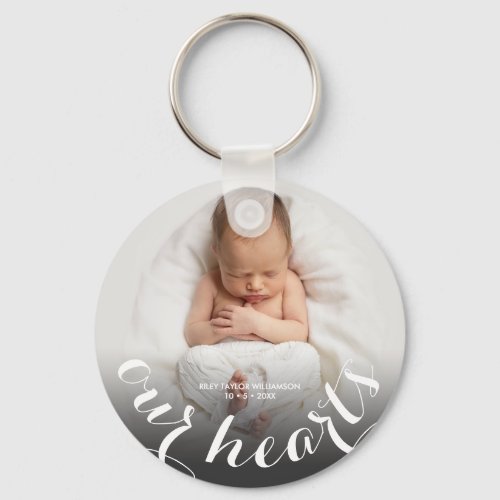 Baby Photo Personalized Keychain