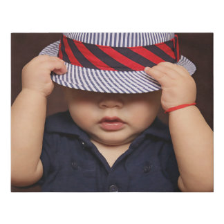 BABY PHOTO WRAPPED CUSTOM Canvas Print
