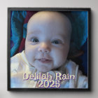 Baby Photograph Personalized with Year 