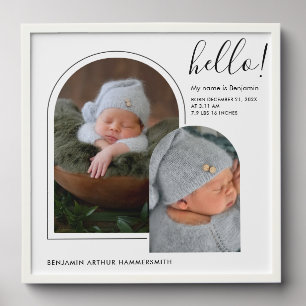 Baby Photos Modern Nursery Decor Peel And Stick Photo Tile