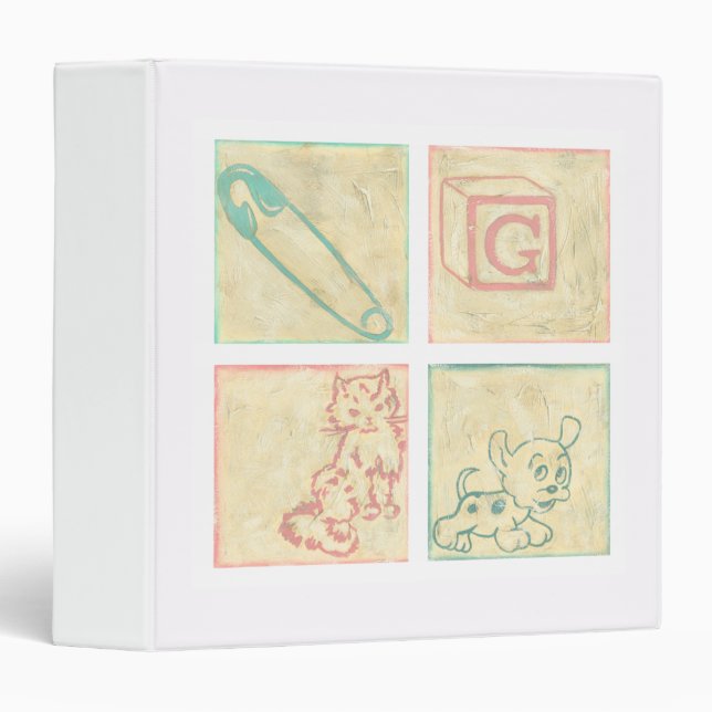 Baby Picture Blocks by Chariklia Zarris Binder (Front/Spine)