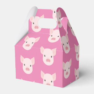 Baby Pig Face Favor Boxes