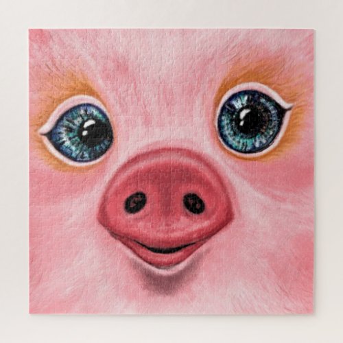 Baby Piglet Jigsaw Puzzle _ Smile