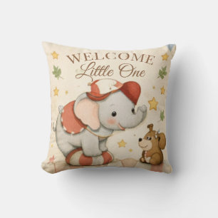 Baby Pillow Elephant Nursery Cushion Gift Cute