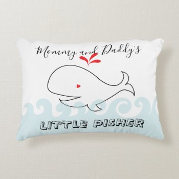 Baby Pillow Little Pisher by HanukkahHappy at Zazzle