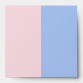 Baby Pink and Baby Blue Linen Envelopes