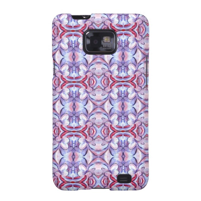 Baby Pink and Blue Cloud Pattern Galaxy SII Covers