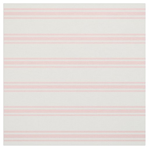 Baby Pink and White Ticking Stripes Fabric Zazzle
