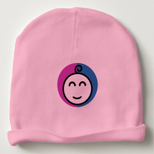 Baby Pink Baby Baby Beanie (Back)