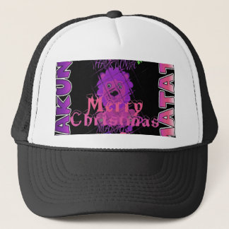 Baby pink Beautiful Merry Christmas Hakuna Matata Trucker Hat