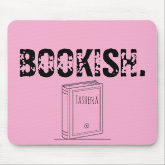 Baby Pink Bookish Mouse Pad