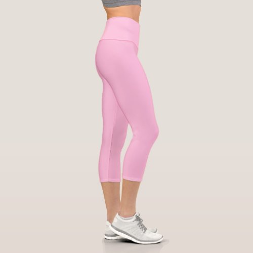 Baby Pink Capri Leggings