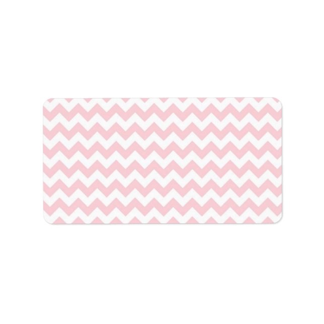 Baby Pink Chevron Label (Front)