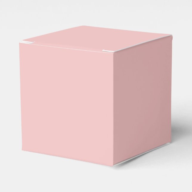 Baby Pink Classic Favor Box (Front Side)