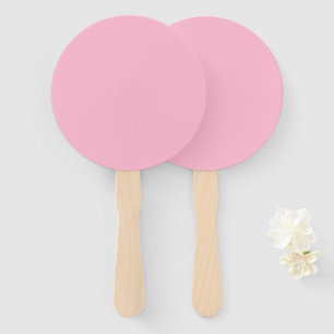 Baby Pink color Hand Fan