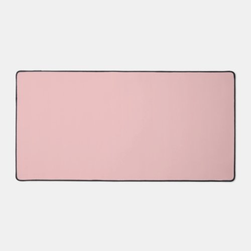 Baby Pink Color Simple Monochrome Plain Baby Pink Desk Mat