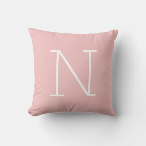 Baby Pink Customize Front  Back For Gifts Throw Pillow