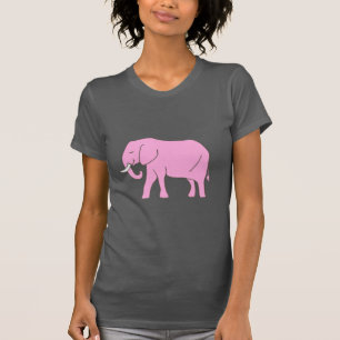 Baby Pink Elephant Walking T-Shirt