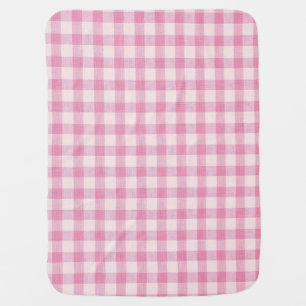 Baby Pink Gingham Blanket