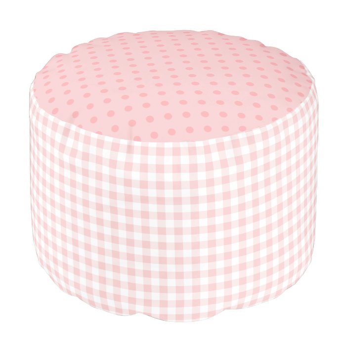 baby pink ottoman