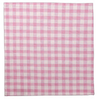 Baby Pink Gingham Pattern