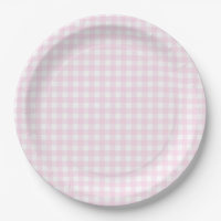 Baby Pink Gingham Plaid