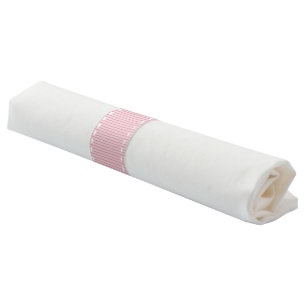Baby Pink Grosgrain Ribbon Napkin Bands