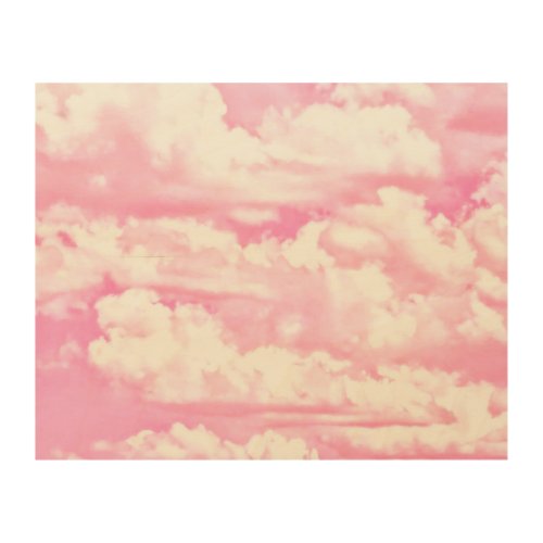 Baby Pink Happy Clouds Decor