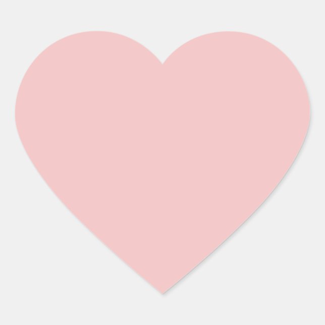 Baby Pink Heart Sticker (Front)