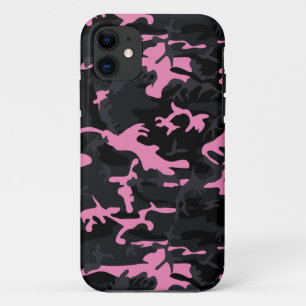 Baby Pink Highlights Camo iPhone 11 Case