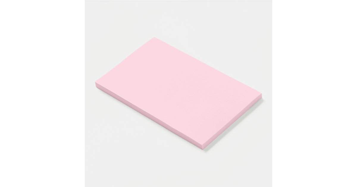 Baby Pink Pastel Solid Color Post-it Notes | Zazzle