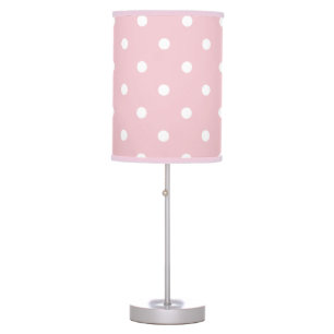 Baby Pink Polka Dots Table Lamp