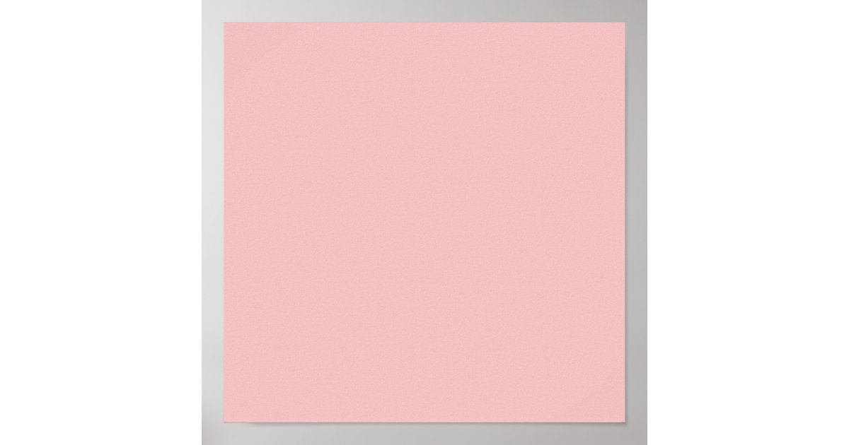 Baby Pink Poster Zazzle