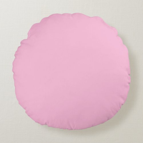 Baby Pink Round Pillow