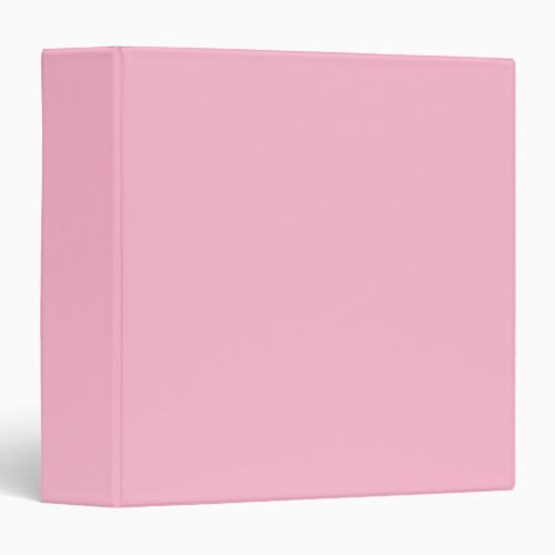 Baby pink  solid color  3 ring binder
