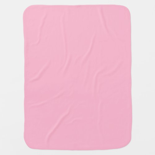 Baby pink  solid color  baby blanket