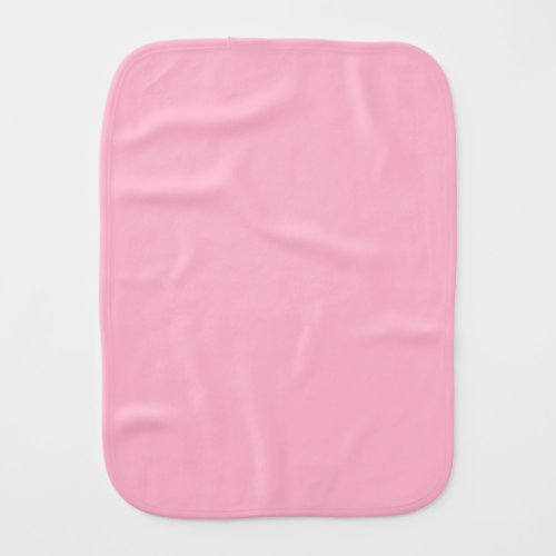 Baby pink  solid color  baby burp cloth
